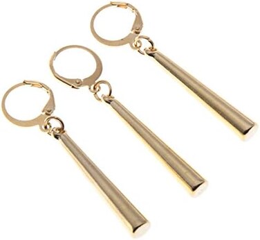 Roronoa Earrings Clip Cosplay Jewelry - Gold (0.2Oz), One Size, Zinc