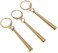 Roronoa Earrings Clip Cosplay Jewelry - Gold (0.2Oz), One Size, Zinc