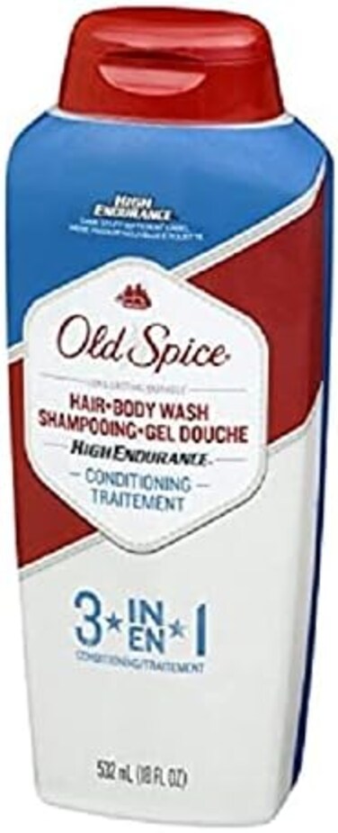 غسول الجسم والشعر المرطب عالي التحمل من أولد سبايس - 18 أونصة