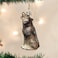 Old World Christmas Howling Wolf Glass Blown Ornament For Christmas Tree