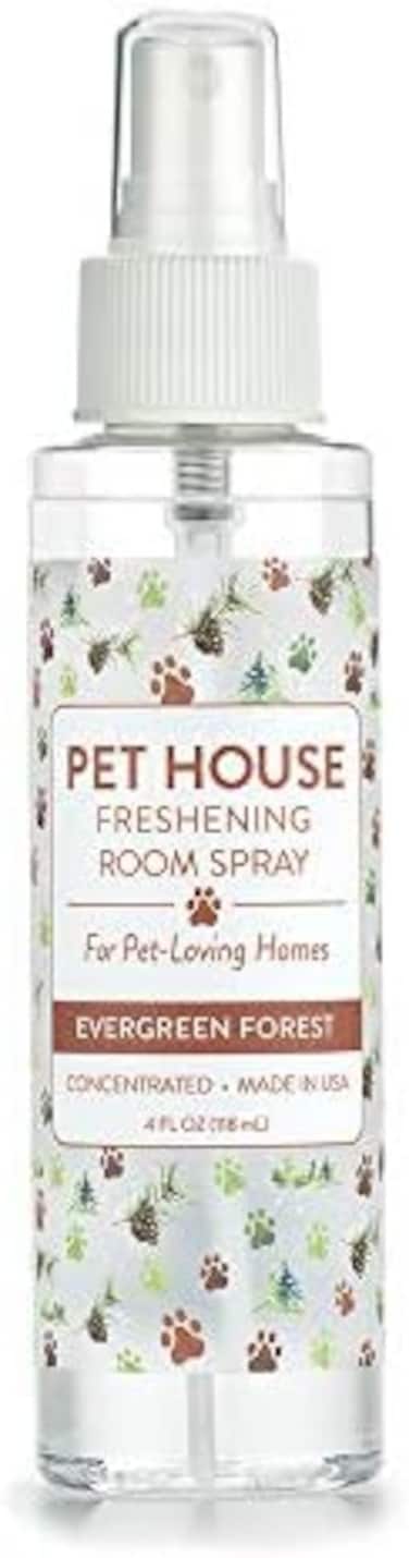 One Fur All Pet House Freshening Room Spray - Evergreen Forest - Concentrated Air Freshener - Non-Toxic &amp; Pet-Friendly Air Freshener - Pet Odor Eliminator Room Spray