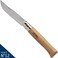 Opinel (N 12 - 3.72 In (12 Cm) Blade, Stainless Steel Blade/Beech Handle) - Stainless Steel Folding Pocket Knife - Everyday Carry Knife Made In France - Beechwood, Walnut, Oak, Olivewood Handles