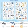 Outus 149 Pieces Ocean Animals Wall Decals Jellyfish Wall Stickers Removable Fish Under Sea View Animals Peel And Sticks Wall Art Decor For Kids Baby Bedroom Living Room Nursery Classroom Decoration