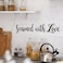 Outus 3 Pieces Kitchen Wall Decal Wall Arts Stickers Dining Room Rules Decals Decor Kitchen Utensil Wall Art Vinyl Home Decor For Kitchen Dining Room Decoration