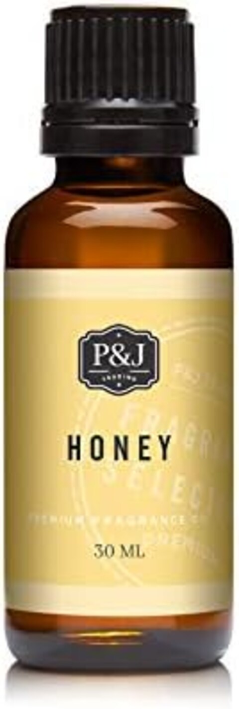 زيت عطري من P&J Trading - معطر بالعسل 30 مل - روائح الشموع، صناعة الصابون، زيت الناشر، الروائح المنعشة