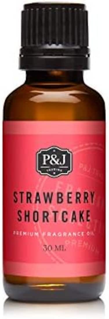 P&amp;J Trading Fragrance Oil, Strawberry Shortcake Oil 30ml - Candle Scents For Candle Making, Freshie Scents, Soap Making Supplies, Diffuser Oil Scents