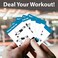 Quickfit Bodyweight Exercise Cards - Fitness Playing Cards With Over 50 Body Weight Workouts - 2.5" X 3.5" (Standard Playing Card Size)