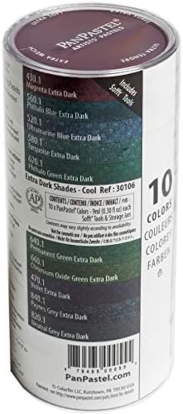 Panpastel 10 Xdrk Shades Cool