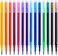 Parkoo Gel Ink Refills Compatible With Frixion And Friction Erasable Gel Pens, Fine Point 0.7 mm, 14 Colors