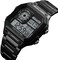Mens Digital Multi-Function 2 Time Rubber Alarm Stopwatch Countdown Backlight Swim Waterproof Watch