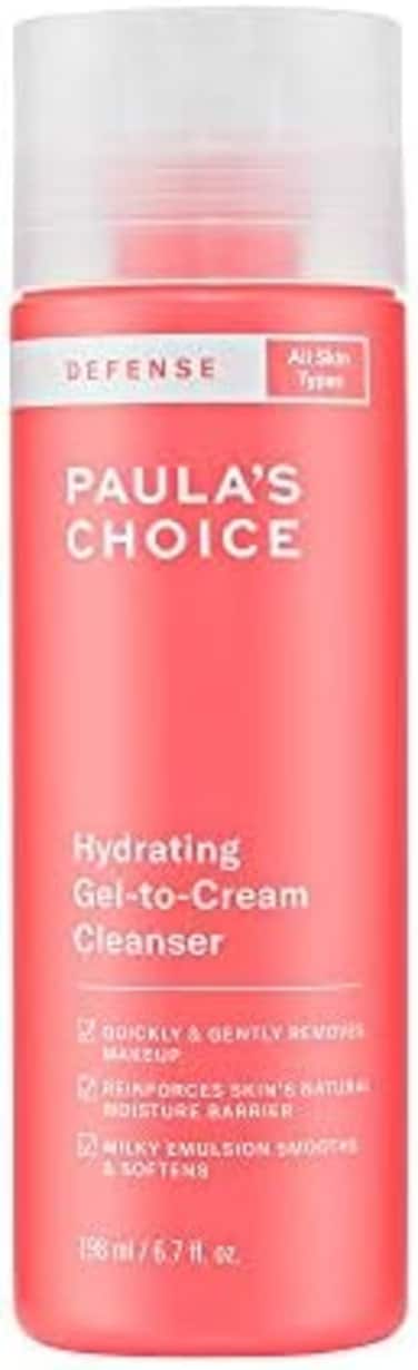 Paula's Choice Defense Hydrating Gel-To-Cream Facial Cleanser With Green Tea, Licorice, Aloe &amp; Soy For All Skin Types, 6.7Oz