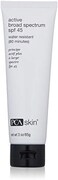 عامل حماية من الشمس Pca Skin Active Broad Spectrum SPF 45 - واقي من الشمس مقاوم للماء والعرق وأكسيد الزنك، تركيبة صديقة للمحيطات (3 أونصة)