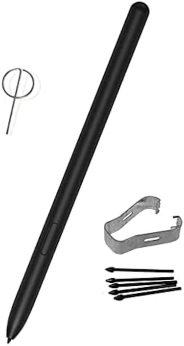 Pctc Tab S8 S Pen Replacement For Samsung Galaxy S8 S8 Plus S8 Ultra (Ej-Pt870Bjeguj) Touch Pen Stylus Pen (Withoutbluetooth) + Tips + Eject Pin(Black)