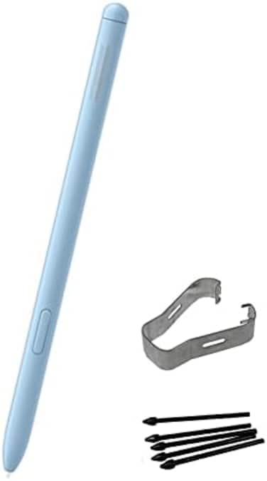 قلم Pctc Galaxy Tab S6 Lite S بديل لجهاز Samsung Galaxy Tab S6 Lite Ej-Pp610Bjeguj Stylus Touch S Pen + نصائح/أطراف (أزرق أنجورا)