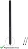 Galaxy Z Fold 6 S Pen Fold Edition For Samsung - Slim Touch Stylus Pen Replacement With Tips/Nibs And Card Pin (Black)
