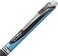 Pentel Energel&trade; Deluxe Rtx Retractable Liquid Gel Pens, Fine Point, 0.5 mm, 54% Recycled, Blue Barrel, Black Ink, Pack Of 12 Pens