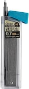 Pentel Super Hi-Polymer Lead Refills, 0.7 mm, Hb Hardness, Tube Of 30