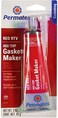 Permatex 81160-12Pk High-Temp Red Rtv Silicone Gasket, 3 Oz. (Pack Of 12)