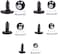 Ph Pandahall Resin Safety Eyes, 100Pcs 5 Size Craft Eyes Black Stuffed Crochet Eyes Kawaii Eyes With 100Pcs Washers For Teddy Bear, Amigurumi Craft, Puppet, Plush Animal Making (8/10/ 12/14/ 16mm)