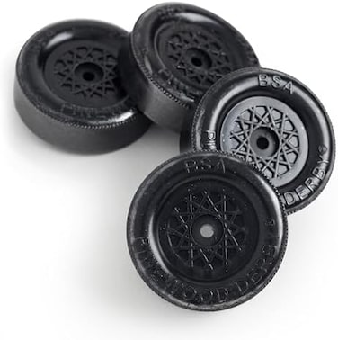 Pinewood Derby Wheels - Pro Lathed, Graphite Coated By Pinew