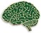 Pinsanity Digital Brain Enamel Lapel Pin