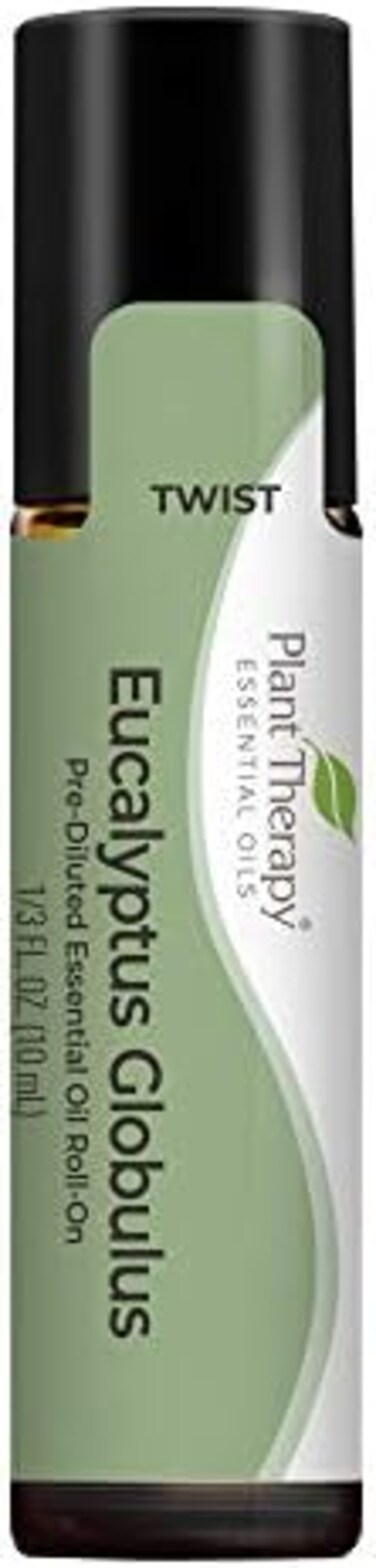 Plant Therapy Eucalyptus Pre-Diluted Roll-On 10ml (1/3 Oz) 100% Pure, Therapeutic Grade