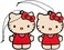 Plasticolor Hello Kitty Air Freshener - Strawberry Scent - 2 Pack