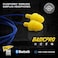 Plugfones (Wireless Bluetooth Earplug-Earbuds) - Basic Pro Wireless Bluetooth In-Ear Earplug Earbuds - Noise Reduction Headphones With Noise Isolating Mic And Controls (Blue &amp; Yellow)