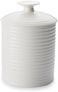 Portmeirion Home &amp; Gifts Storage Jar, Porcelain, White, 13 X 13 X 18 Cm
