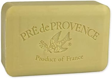 قالب صابون فرنسي حرفي من بري دي بروفانس، غني بزبدة الشيا، مطحون رباعيًا للحصول على رغوة ناعمة وغنية (250 جرام) - رعي الحمام