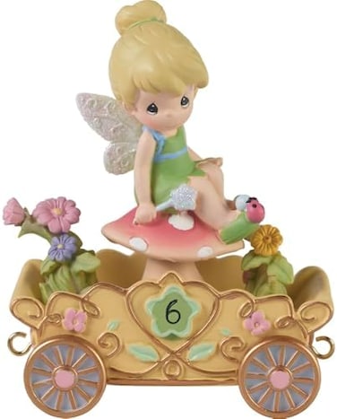Precious Moments, Disney Showcase Collection, Have A Fairy Happy Birthday, Disney Birthday Parade, Age 6, Resin Figurine, 104408