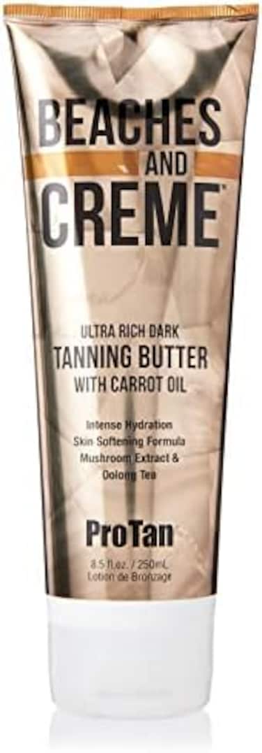 زبدة تسمير البشرة الداكنة الغنية للغاية مع زيت الجزر من برو تان (250 مل)