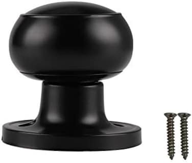 مقبض باب نصف دمية أسود، مقبض باب دائري غير نشط لباب الخزانة الفرنسي، عبوة واحدة