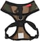 Puppia Soft Dog Harness No Choke Over-The-Head Triple Layered Breathable Mesh Adjustable Chest Belt And Quick-Release Buckle, Camouflage, Medium