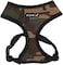 Puppia Soft Dog Harness No Choke Over-The-Head Triple Layered Breathable Mesh Adjustable Chest Belt And Quick-Release Buckle, Camouflage, Medium