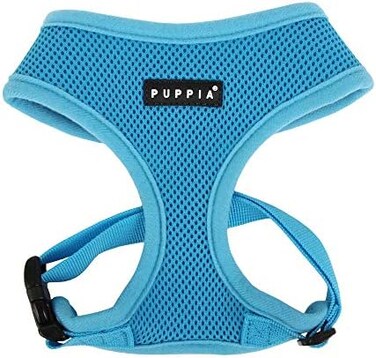 Puppia Soft Harness, L, Sky Blue