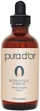 Pura D'Or Organic Nail And Cuticle Oil (120ml) Nourishing Treatment With Dropper - Natural Blend Enriched With Biotin, Vitamin E, Milk For Nail Growth, Healthy Nail Beds And Great For Acrylic Nails