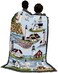 Lighthouses Of Maine Blanket - Bass Harbor Cape Elizabeth Halfway Rock Sequin Neddick West Quoddy Portland Pemaquid - Coastal Ocean Gift Tapestry Throw Woven From Cotton - Made In The Usa (72X54)