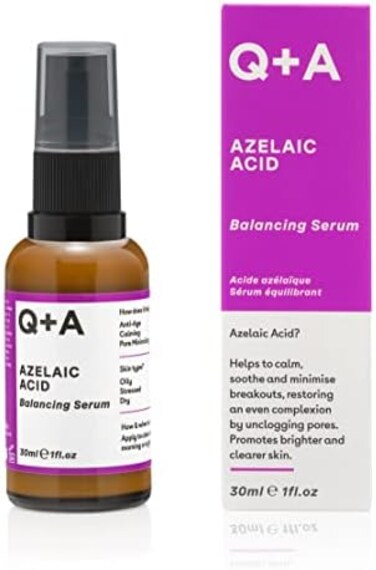 Q+A Azelaic Acid Balancing Serum, Containing Pore Minimising Zinc Pca And Antioxidants For Fresher And Smoother Skin, 30ml, 30ml (Pack Of 1)