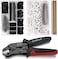 Qibaok Crimping Tool Kit Ratcheting Crimper With 1550Pcs 2.54mm Dupont Connectors And 760Pcs 2.54mm Jst-Xh Connectors For Awg 26-20(0.1-0.5mm&sup2;)