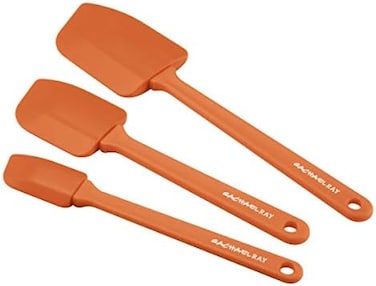 راشيل راي مجموعة أدوات ملعقة 3 قطع، برتقالي