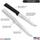 سكين Rada Cutlery W206 قصير مع مقبض من الراتنج من الفولاذ المقاوم للصدأ