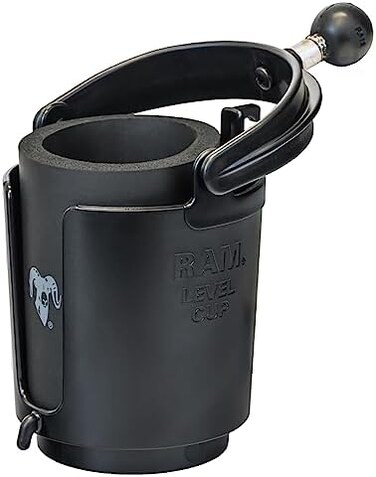 Ram Mounts Level Cup 16Oz Drink Holder With Ball
