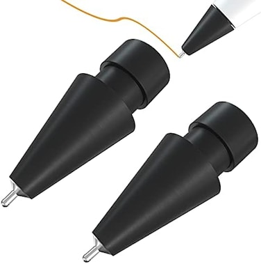 أطراف قلم رصاص مطورة من Reeyear تناسب قلم Apple 2Nd 1St Gen iPad Pro، 0.78 مم لا تبلى بنقطة دقيقة للتحكم الدقيق، طرف قلم Apple، أطراف أطول، مادة عالية القوة، أسود