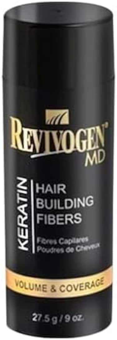 Revivogen Md Keratin Hair Building Fibers, Hairline Powder, Hair Fibers, Hair Fibers For Thinning Hair, Hair Fiber Spray, Thick Fiber For Hair Men And Women, Hair Filler, .9Oz, Medium Brown
