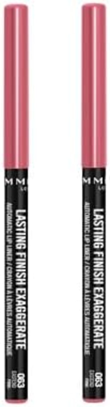 Rimmel Exaggerate Lip Liner, Eastend Snob, 2 Count (Pack Of 1)