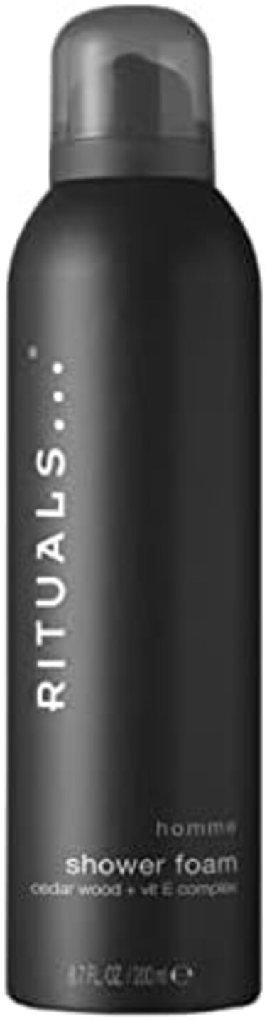Rituals Homme Collection Shower Gel With Cedar Wood And Vitamin E Complex Stimulating And Refreshing