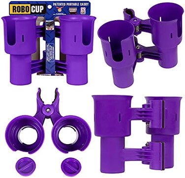 12 Colors, Best Cup Holder For Drinks, Fishing Rod/Pole, Boat, Beach Chair, Golf Cart, Wheelchair, Walker, Iv, Drum Sticks, Microphone Stand