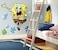 ملصق جداري عملاق من Roommate Rmk1406Gm Spongebob Squarepants قابل للتقشير واللصق، متعدد الألوان، عبوة من قطعة واحدة