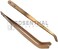 Copper Tongs, Curved, 22Cm